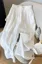 White Embroidered Mid-Rise Pants