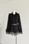 Black Lace Overlay Mini Dress