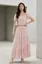 Light Pink Schiffli Maxi Co-Ord Set