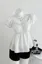 White Polka Dot Scoop Neck Top
