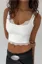 White Lace Crop Top