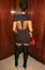 Black Backless Bodycon Mini Dress
