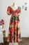 Pink Tropical Printed Maxi Dress