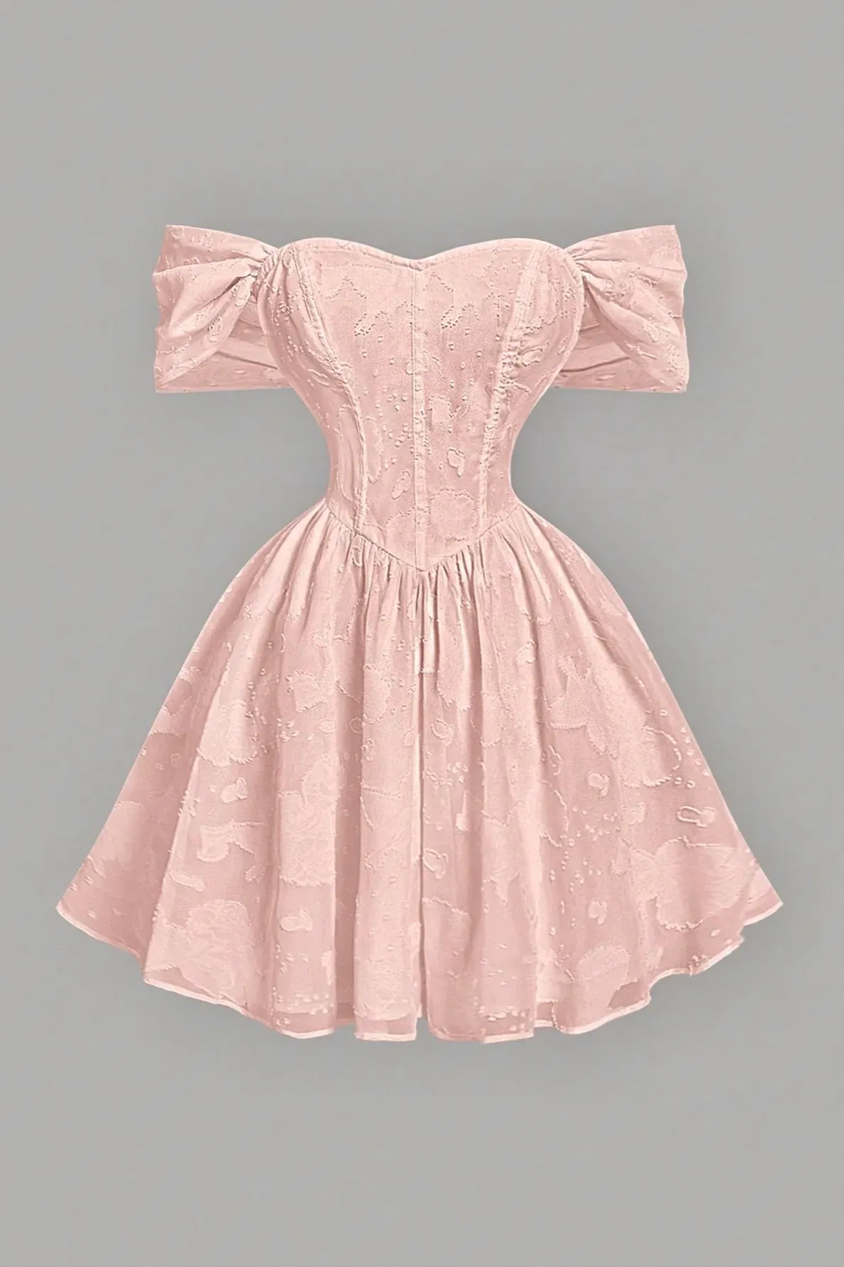 Light Pink Sweetheart Mini Dress