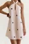 Light Pink Polka Dot Mini Dress