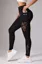 Black High-Rise Geometric Leggings