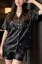 Black Butterfly Print Co-Ord Set