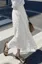 White Lace Floral Wrap Maxi Skirt