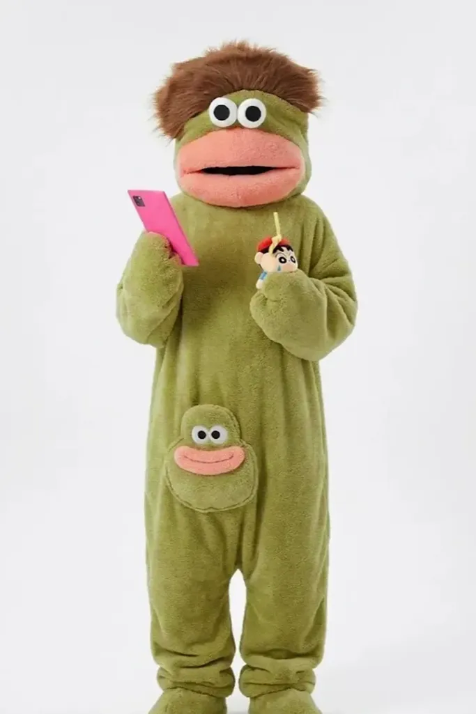 Green Quirky Hooded Jumpsuit - Image 1