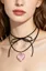 Light Pink Heart Statement Necklace