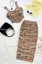 Brown Leopard Print Ruched Co-Ord
