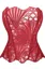 Red Marine Corset Tube Top