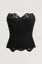 Black Marine Corset Tube Top