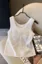 White Sequin Bow Crop Top