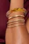 Brown Set Of 5 Bracelets