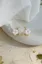 White Floral Elegance Earrings
