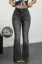 Black High-Rise Bootcut Pants