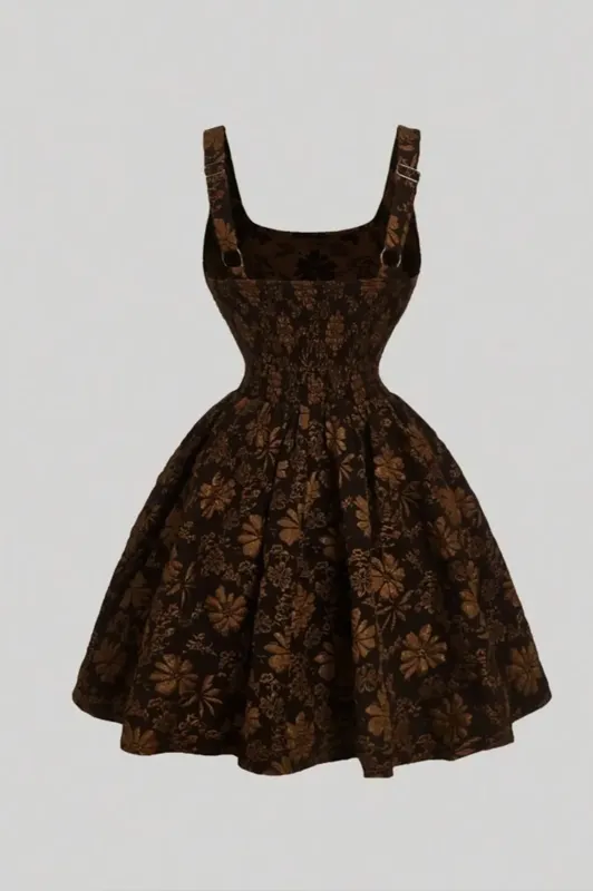 brown and black dress Mocha Lace Balloon Sleeve Long  Vintage Fairytale Style Brown / M Competitive Price More quantities This dress!!  I wore