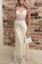 Cream Lace Overlay Maxi Dress