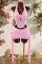 Light Pink Ruched Halter Co-Ord Set