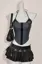 Grey Lace Overlay Corset Top