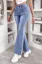 Blue Solid High-Rise Jeans