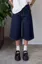 Dark Blue Embroidered Mid Rise Jeans