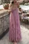 Pink Solid Ruffled Maxi Dress