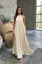 Cream Halter Neck Maxi Dress