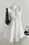 White Sweetheart Tiered Mini Dress