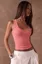 Light Pink Studded Scoop Neck Top