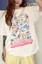 White Graphic Oversized Crew Neck T-Shirt