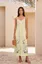 Light Yellow Floral Maxi Dress