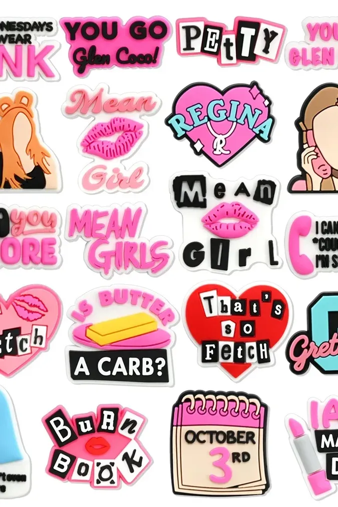 Multicolor Mean Girls Inspired Stickers - Image 1