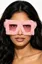 Light Pink Faux Fur Sunglasses