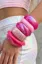 Pink Set Of 5 Bangles