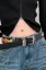 Black Cross Statement Belt