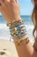 Blue Set Of 7 Quirky Bracelets