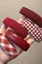 Red Set Of 5 Hair Clips