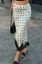 White Polka Dot Midi Skirt