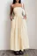 Light Yellow Striped Maxi Dress