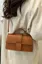 Brown Solid Pu Sling Bag