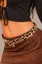 Brown Leopard Printed Belt