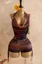 Brown Abstract Halter Neck Playsuit