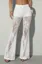 White High-Rise Lace Pants