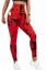 Red High-Rise Tie-Dye Leggings