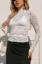 White Lace Overlay Top