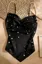 Black Pearl Embellished Asymmetric Top