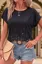 Black Round-Neck T-Shirt