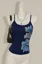 Navy Floral Embroidered Top